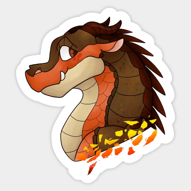 Clay the Mudwing Sticker by timeblitz